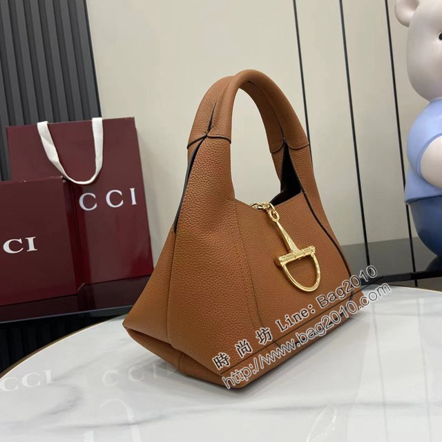 Gucci專櫃古馳最新款Softbit系列肩背包超大半馬銜扣休閒女包 jh2868型號：837467